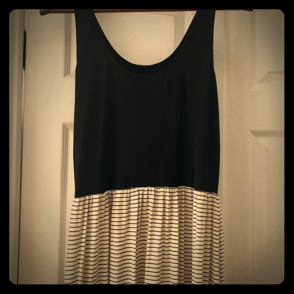 PHILOSOPHY- Long Maxi Dress - Stripped